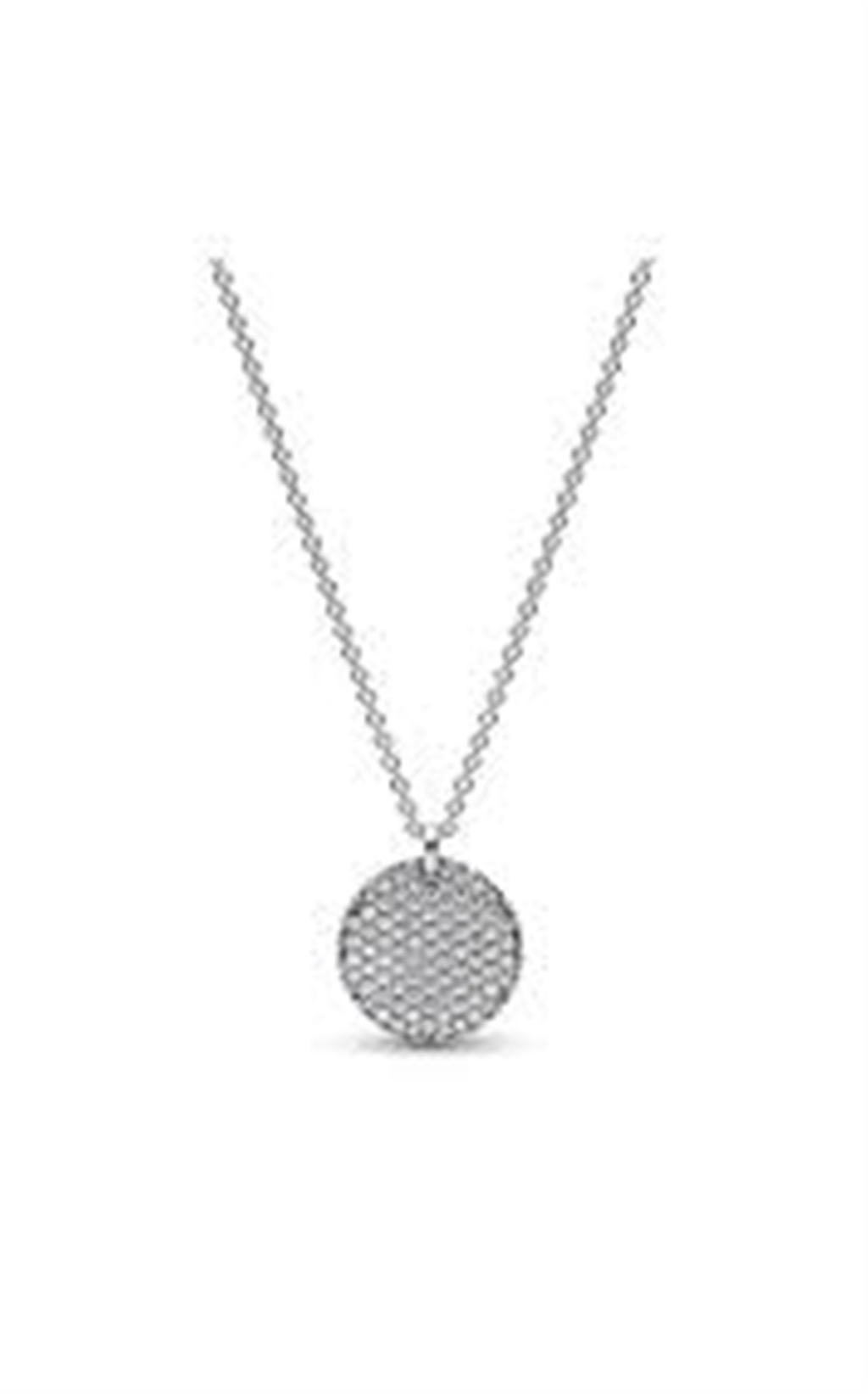 Pandora Timeless Pavé Round Pendant Necklace