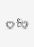 Pandora Moments Open Heart Stud Earrings