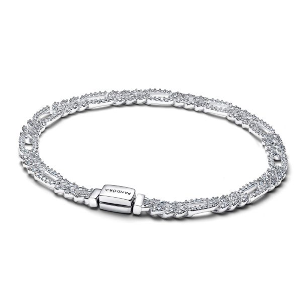 Pandora Timeless Oval Cuban Chain Bracelet Size 16