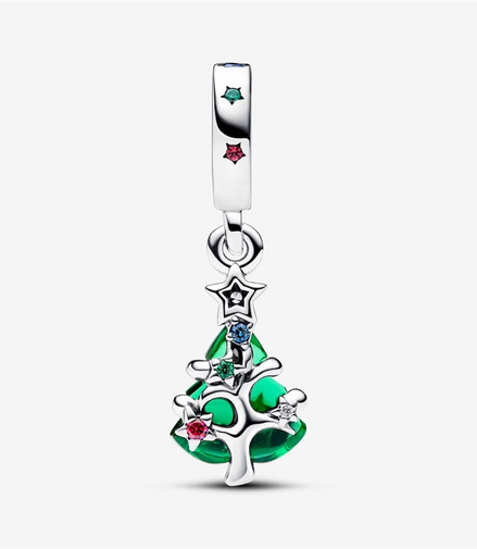 Pandora Moments Sparkling Christmas Tree Dangle Charm