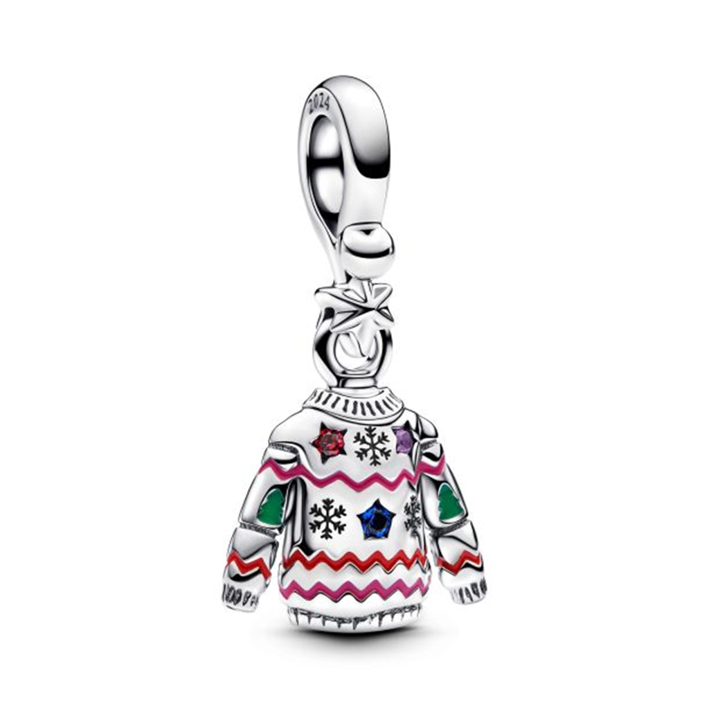 Pandora Moments Christmas Sweater Dangle Charm