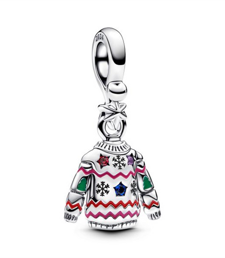 Pandora Moments Christmas Sweater Dangle Charm