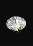 1.0 Ctw Lab Grown Oval Cut Diamond E Vs2