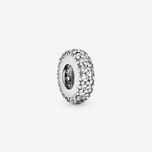 Pandora Moments Clear Sparkle Spacer Charm