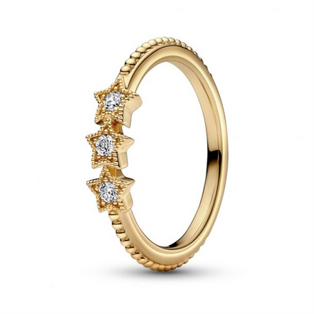 Pandora Moments Celestial Stars Ring Size 6