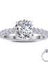 Lafonn 2.52 CTW Simulated Diamond Solitaire Engagement Ring