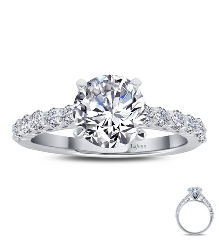 Lafonn 2.52 CTW Simulated Diamond Solitaire Engagement Ring