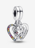Pandora Moments "True Friends" Puzzle Piece Hearts Splittable Friendship Dangle Charm