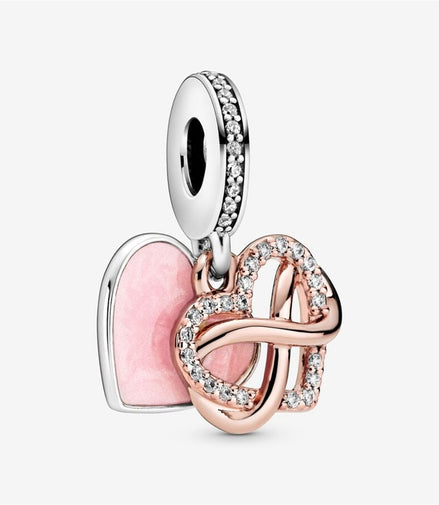 Pandora Moments Sparkling Family Infinity Heart Dangle Charm
