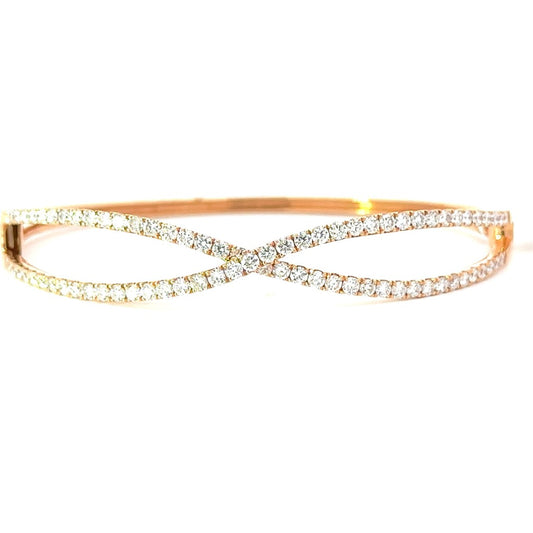 Diamond  Criss Cross Bracelet 2.40 ctw