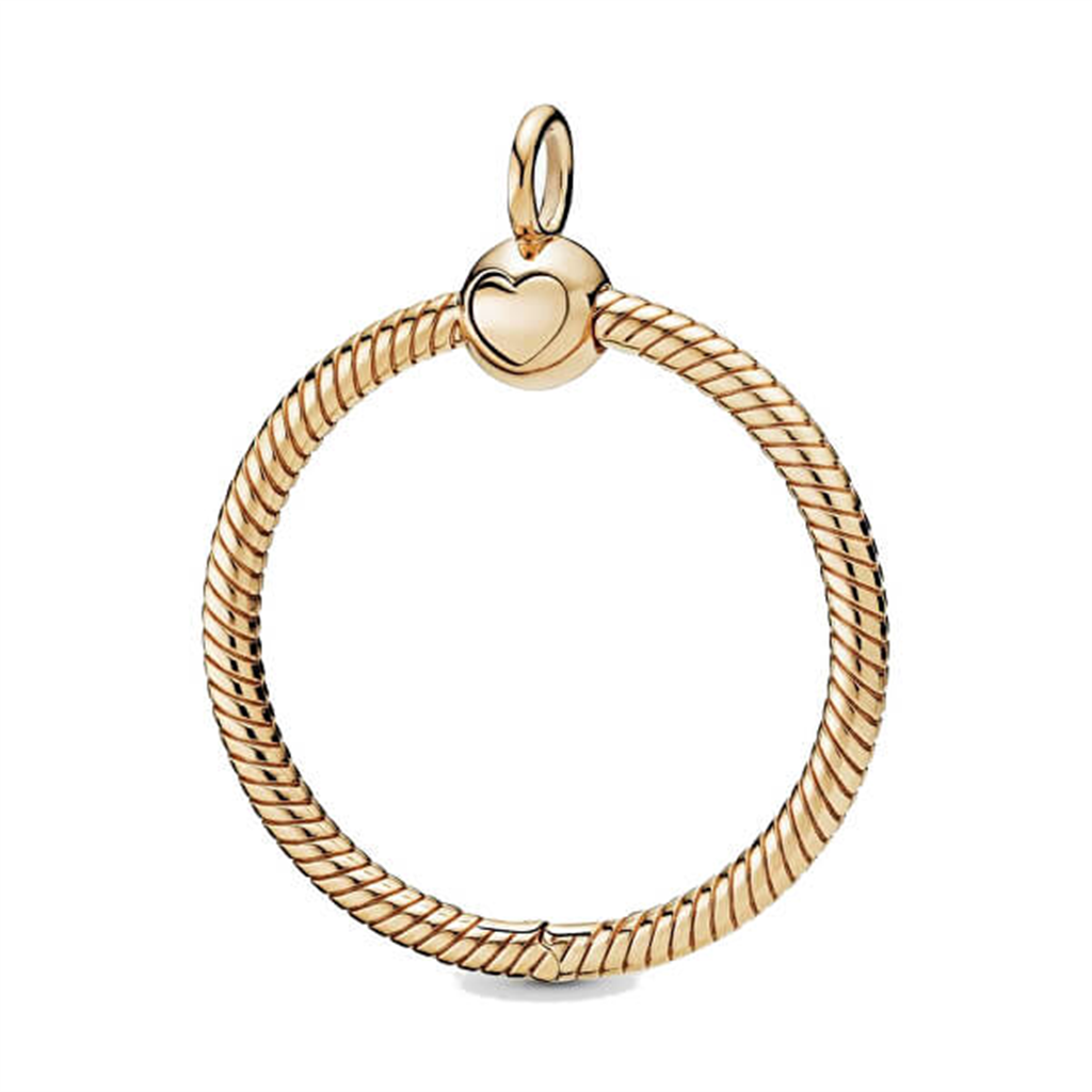 Pandora Moments Small Gold Plated O Pendant