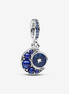 Pandora Moments Sparkling Moon Spinning Dangle Charm