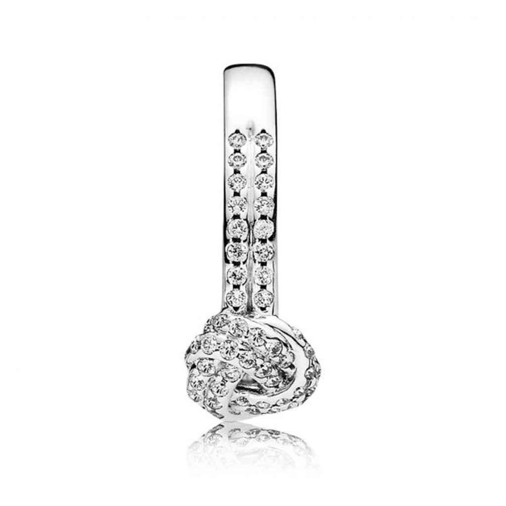 Pandora Timeless Shimmering Knot Ring Size 4.5