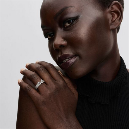 Pandora Sparkling Butterfly Bold Ring Size 6