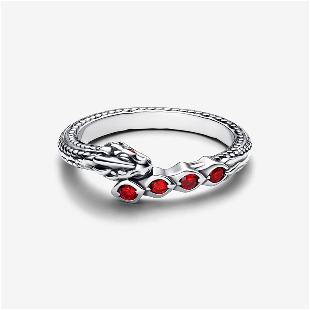 Pandora Game of Thrones Dragon Sparkling Ring Size 6