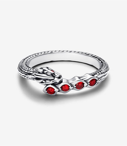 Pandora Game of Thrones Dragon Sparkling Ring Size 6
