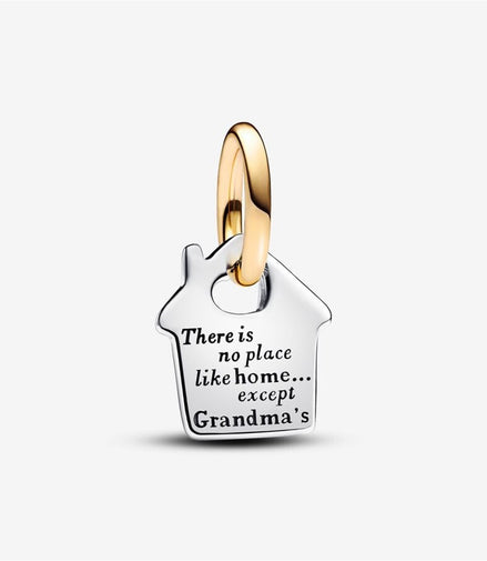 Pandora Moments Two-Tone Grandma's House Dangle Charm