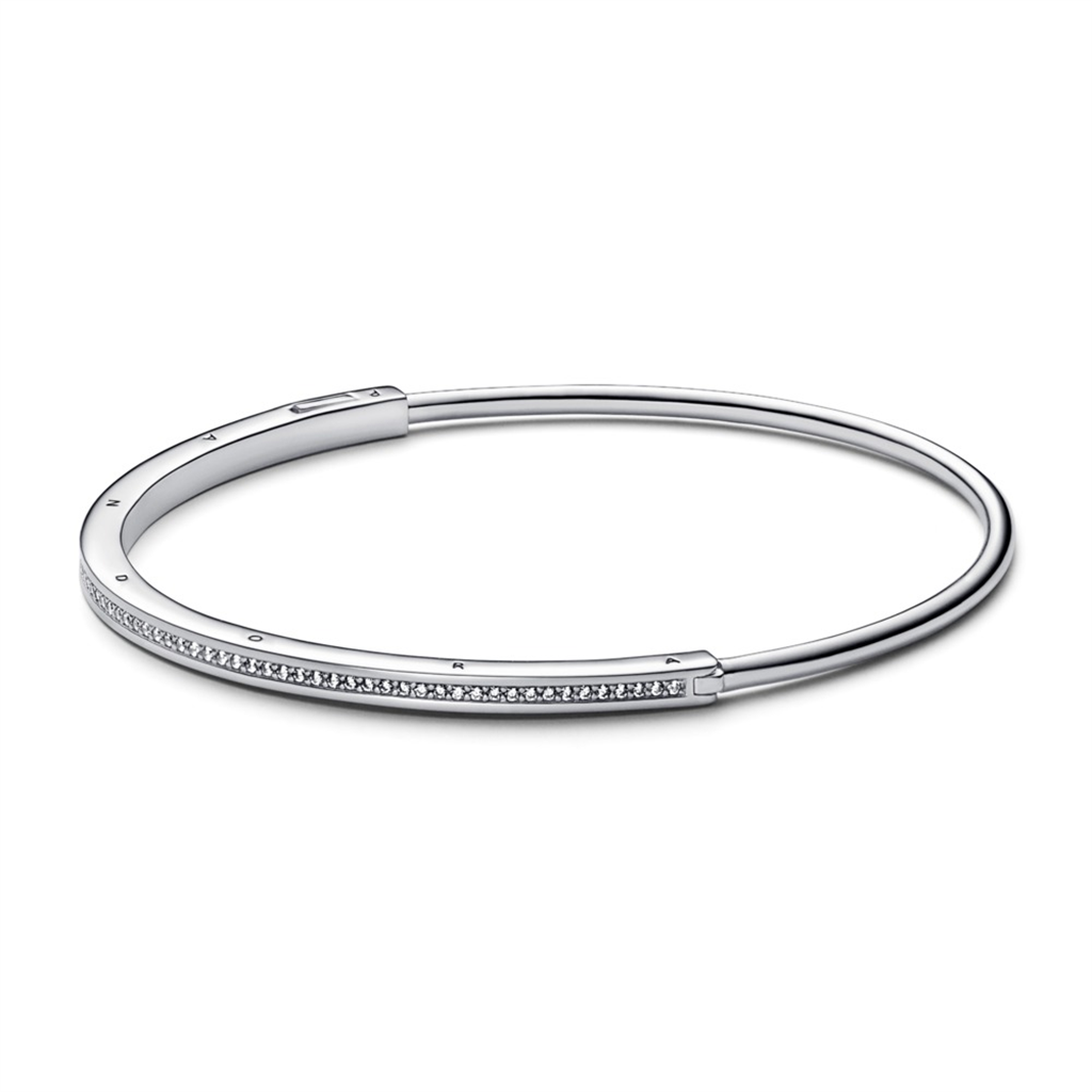 Pandora Signature I-D Pavé Bangle Size 1