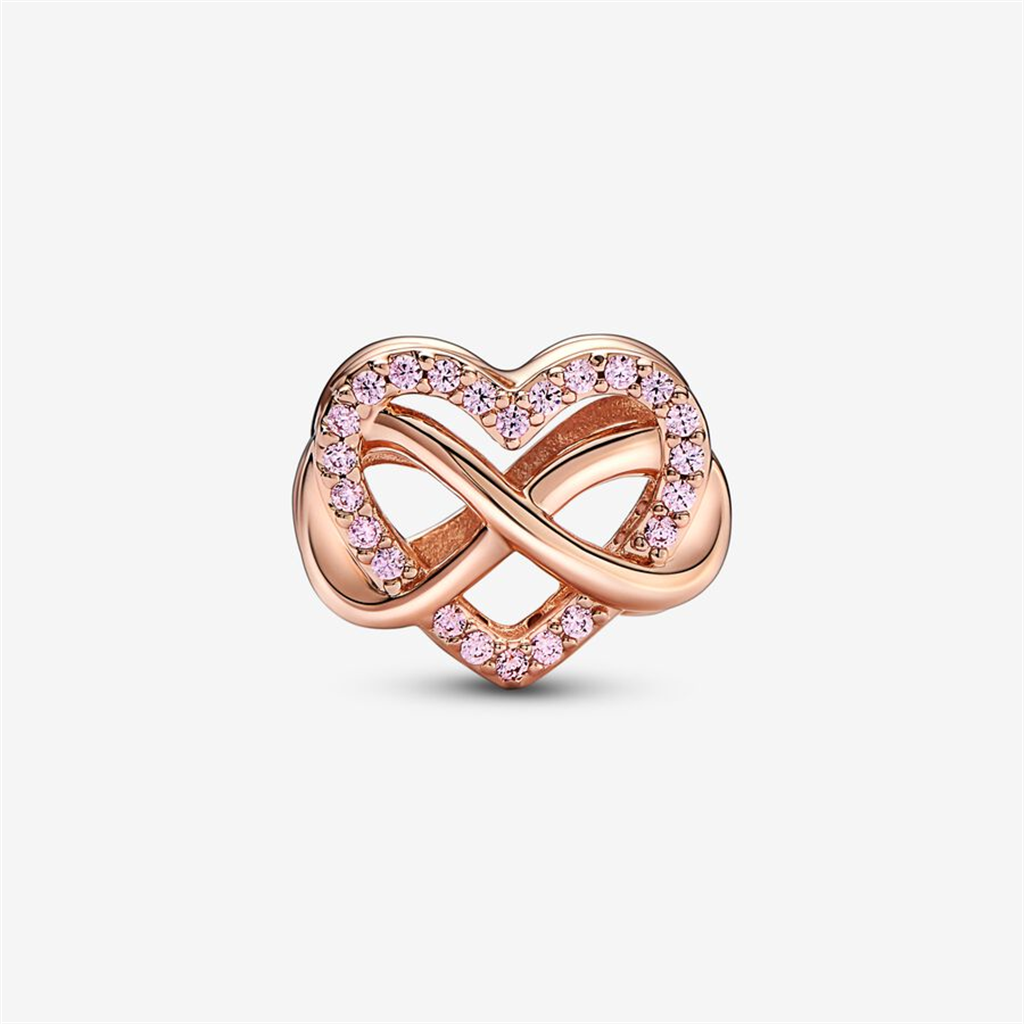 Pandora Moments Family Infinity Pink Heart Charm