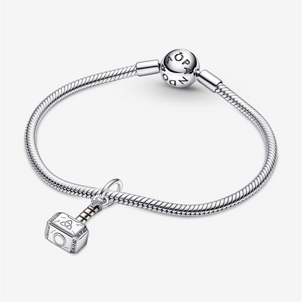 Pandora Marvel The Avengers Thor's Hammer Dangle Charm