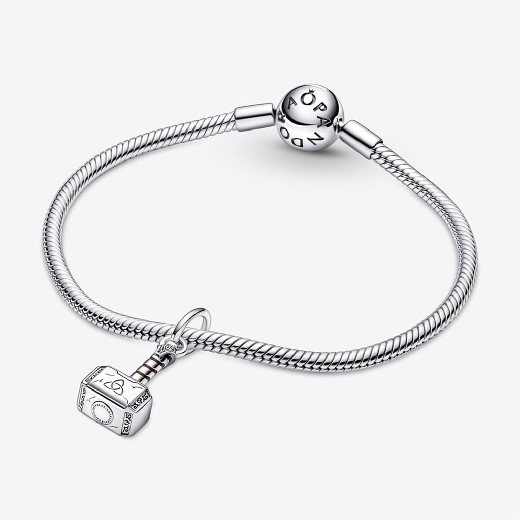 Pandora Marvel The Avengers Thor's Hammer Dangle Charm