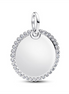Pandora Engravable Round Tag Pendant