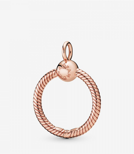 Pandora Moments Small Rose O Pendant