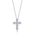 Lafonn 1.02 CTW Simulated Diamond Cross Pendant Necklace
