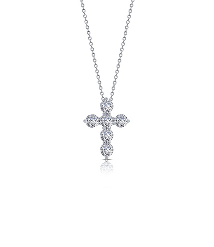 Lafonn 1.02 CTW Simulated Diamond Cross Pendant Necklace