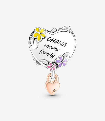 Pandora Disney Ohana Lilo & Stitch Inspired Charm