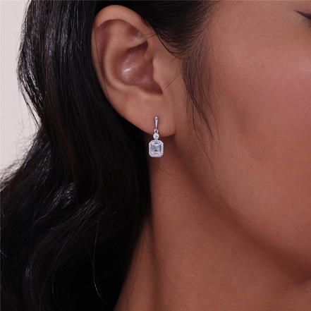 Lafonn 1.82 CTW Simulated Diamond April Birthstone Dangle Earrings