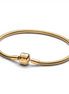 Pandora Moments Barrel Clasp Snake Chain Bracelet Size 19