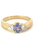 14ky Tanzanite and Diamond Ring
