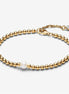 Pandora Timeless Treated Freshwater Cultured Pearl & Beads Bracelet Size 18