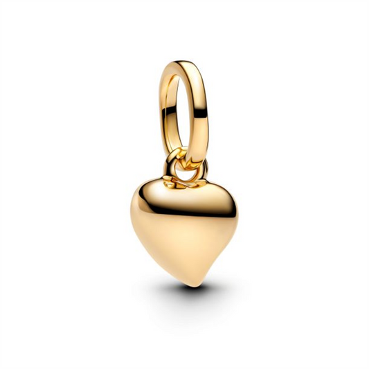 Pandora ME/Moments Heart Mini Gold-Plated Dangle Charm