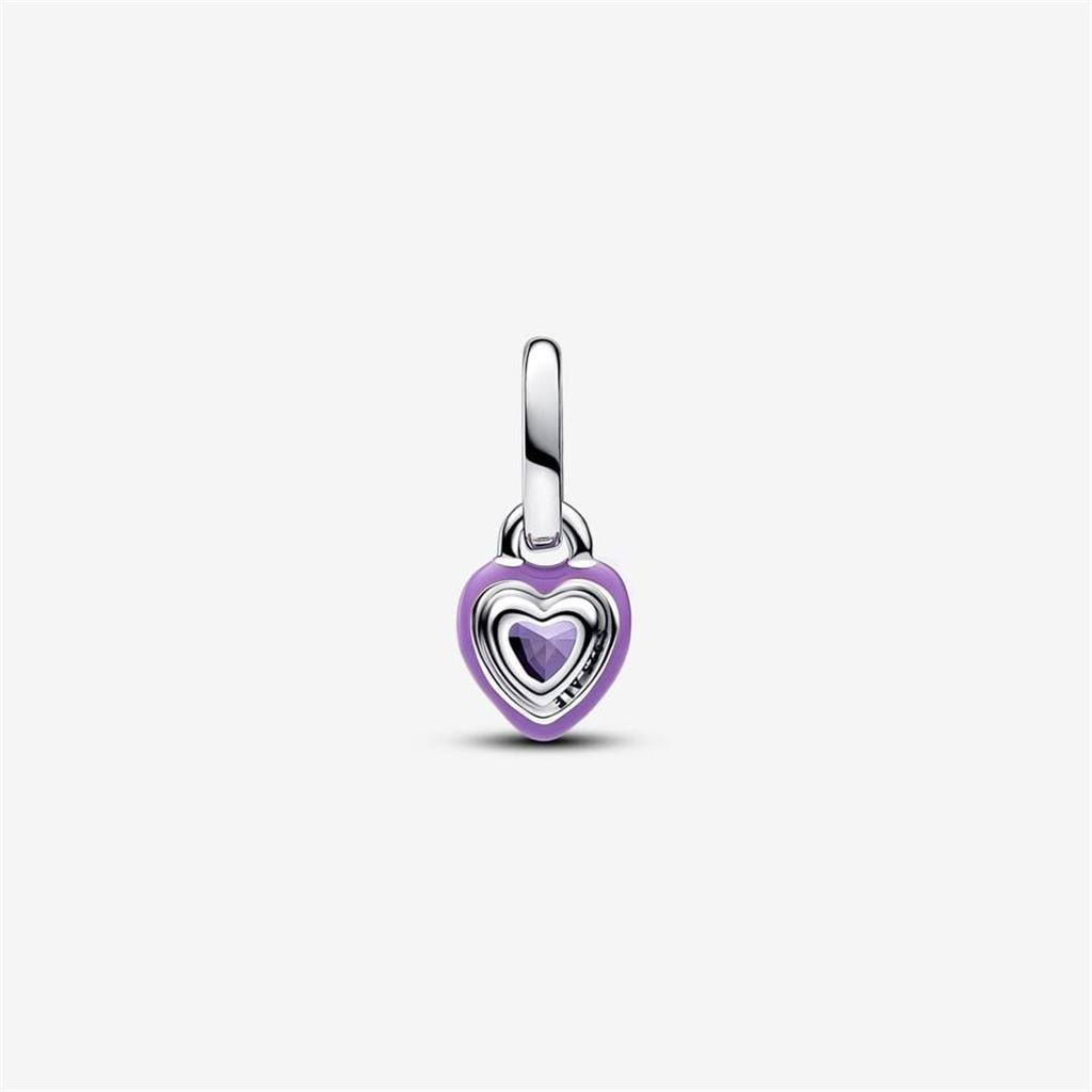 Pandora ME Purple Chakra Heart Mini Dangle Charm