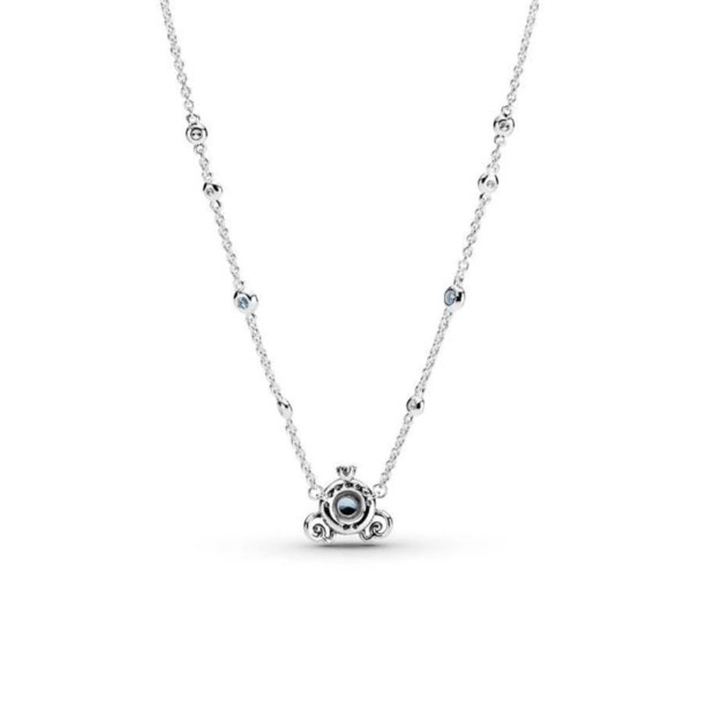 Pandora Disney Pumpkin Coach Collier Necklace