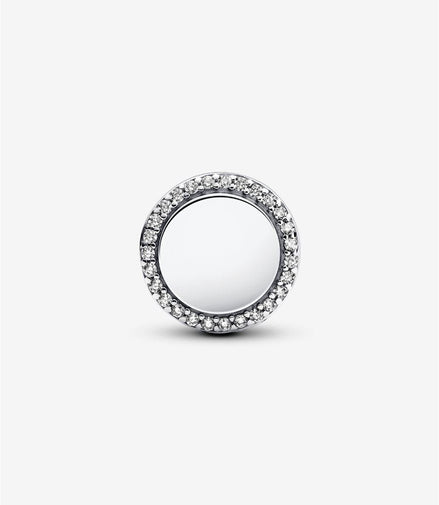 Softball Engravable Button Charm