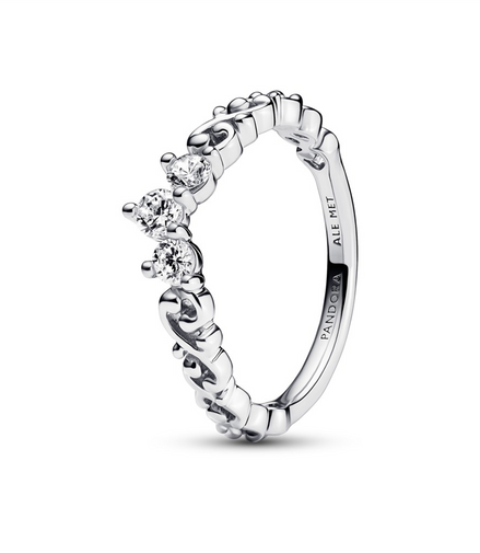 Pandora Timeless Regal Swirl Tiara Ring Size 6