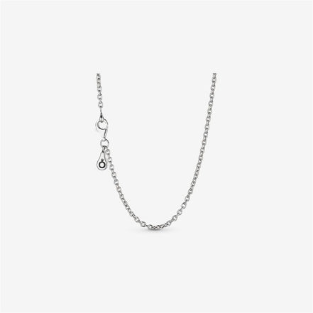 Pandora Moments Silver Cable Chain Necklace 45 cm