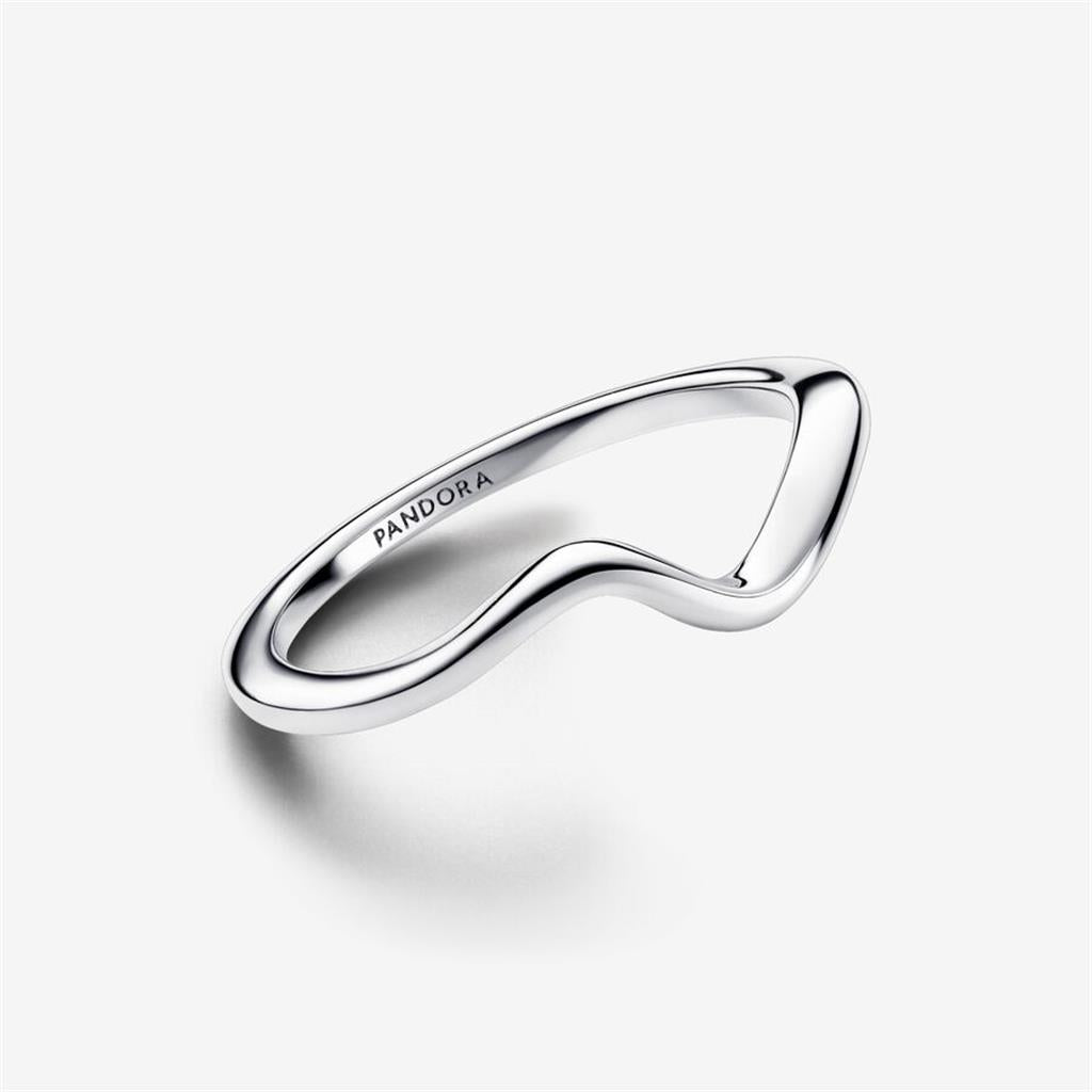 Pandora Timeless Polished Wave Ring Size 6