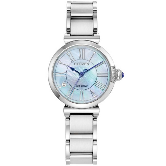 Citizen Ladies Eco-Drive Citizen L Mae Mother-of-Pearl Dial Stainless Steel Watch