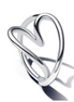 Pandora Essence Organically Heart Shaped Silver Ring Size 7