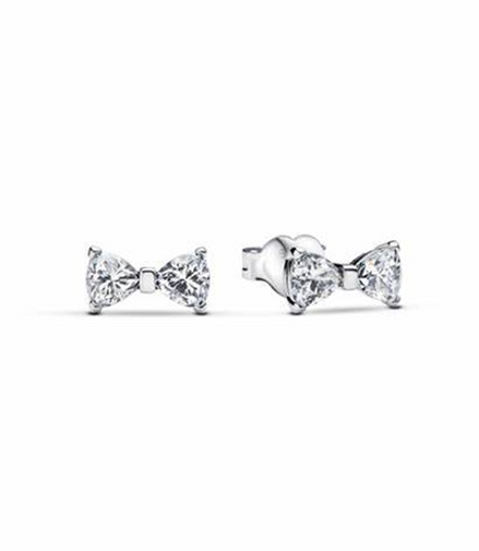Pandora Timeless Sparkling Small Bow Stud Earrings
