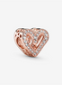 Pandora Moments Sparkling Freehand Heart Charm