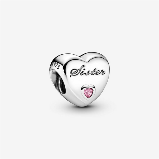 Pandora Moments Sister Heart Charm