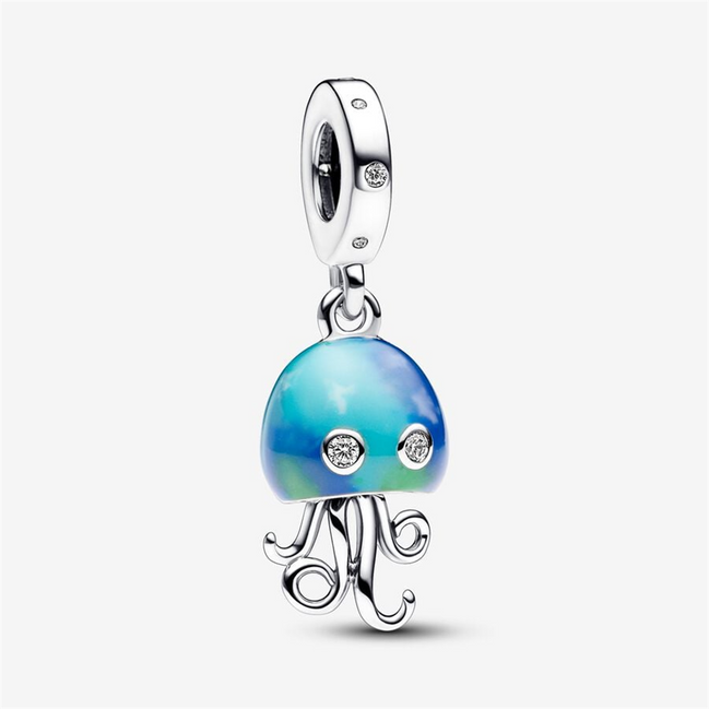 Pandora Moments Color-Changing Jellyfish Dangle Charm