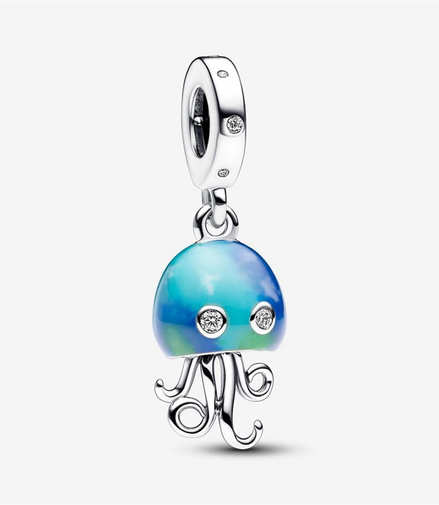 Pandora Moments Color-Changing Jellyfish Dangle Charm