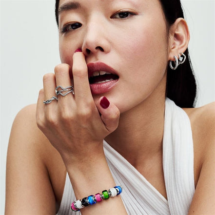 Pandora Moments Black Mini Murano Glass Charm