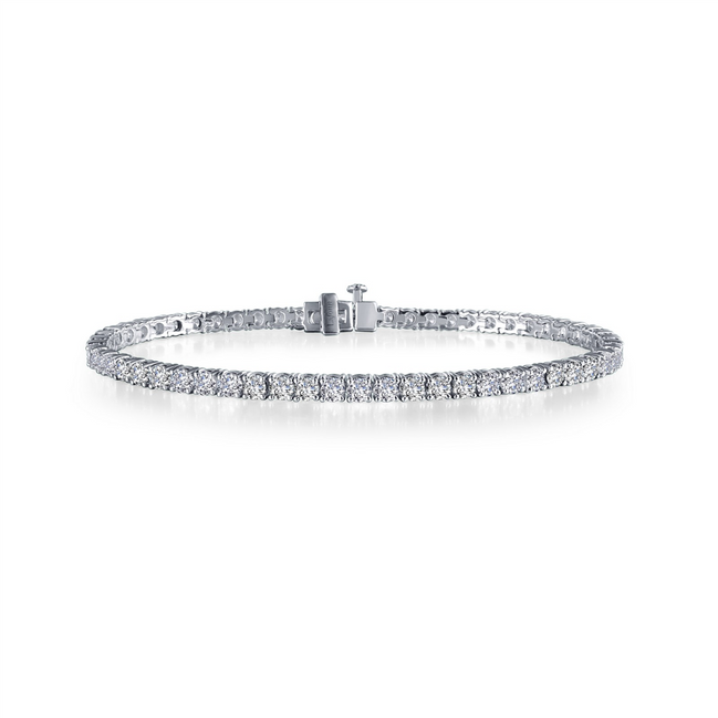 LaFonn 2.50 CTW Simulated Diamond Classic Tennis Bracelet
